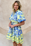 CAMILLA SHORT DRESS BLUE