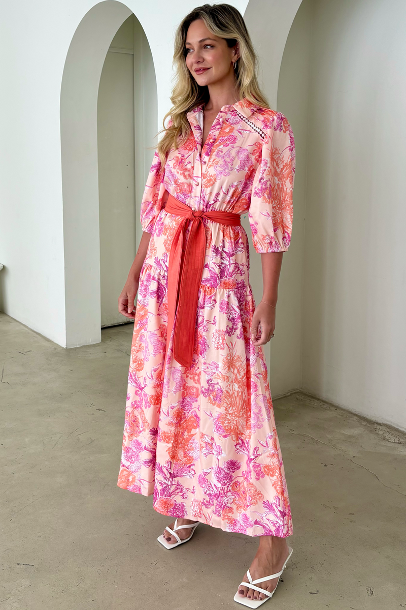 HAMPTON DRESS CORAL