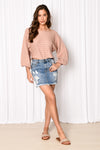 LOLLIE KNIT - NUDE PINK